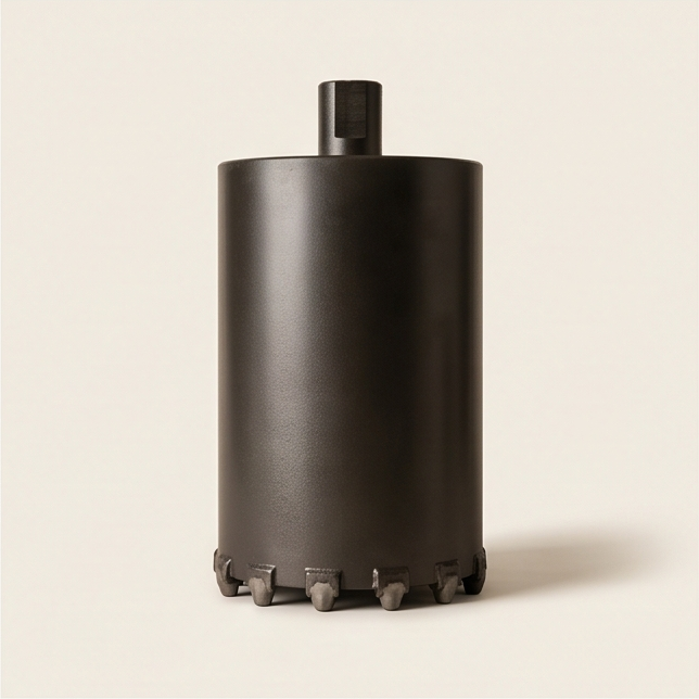 Core barrel with rock teeth